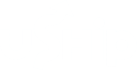 white Uship logo