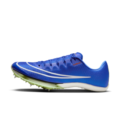 The Nike Air Zoom Maxfly is a sprint spike. Sprint spikes are designed for races ranging from 100m-400m.