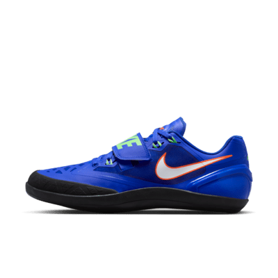 The Nike Zoom Rotational 6 is a throwing shoe that is designed for events such as shot put, discus, and hammer throw.