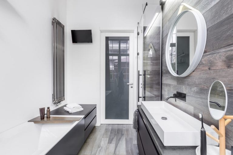 Small, Bright Bathroom