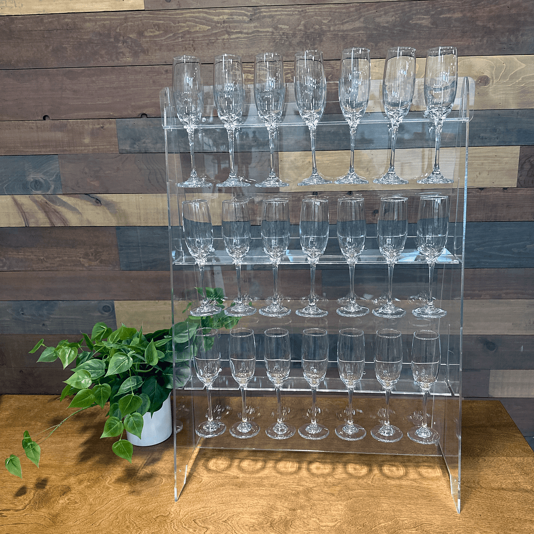 Champagne Flute Wall