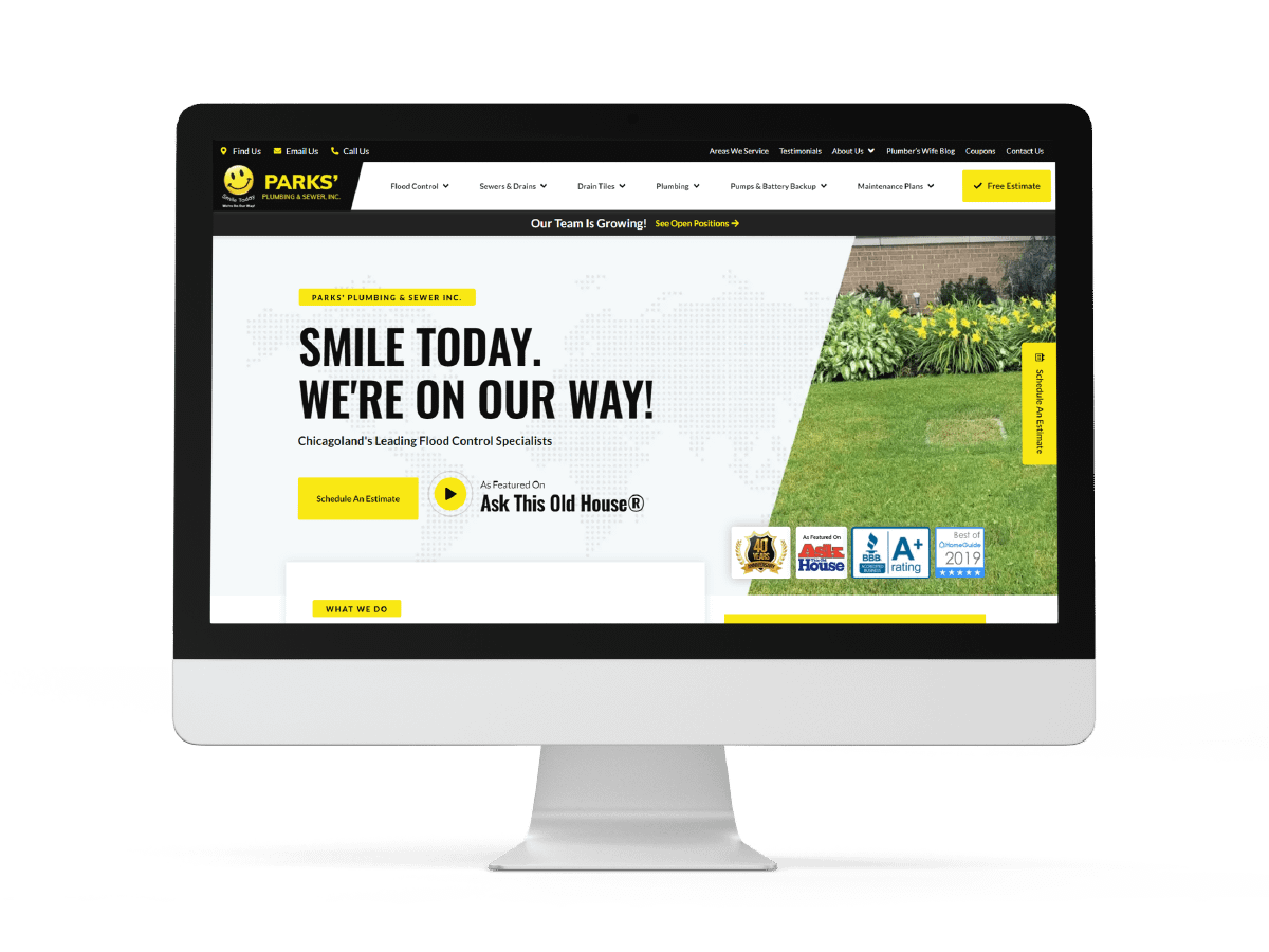 Parks' Plumbing & Sewer, Inc. | Case Study, Project Overview, Results