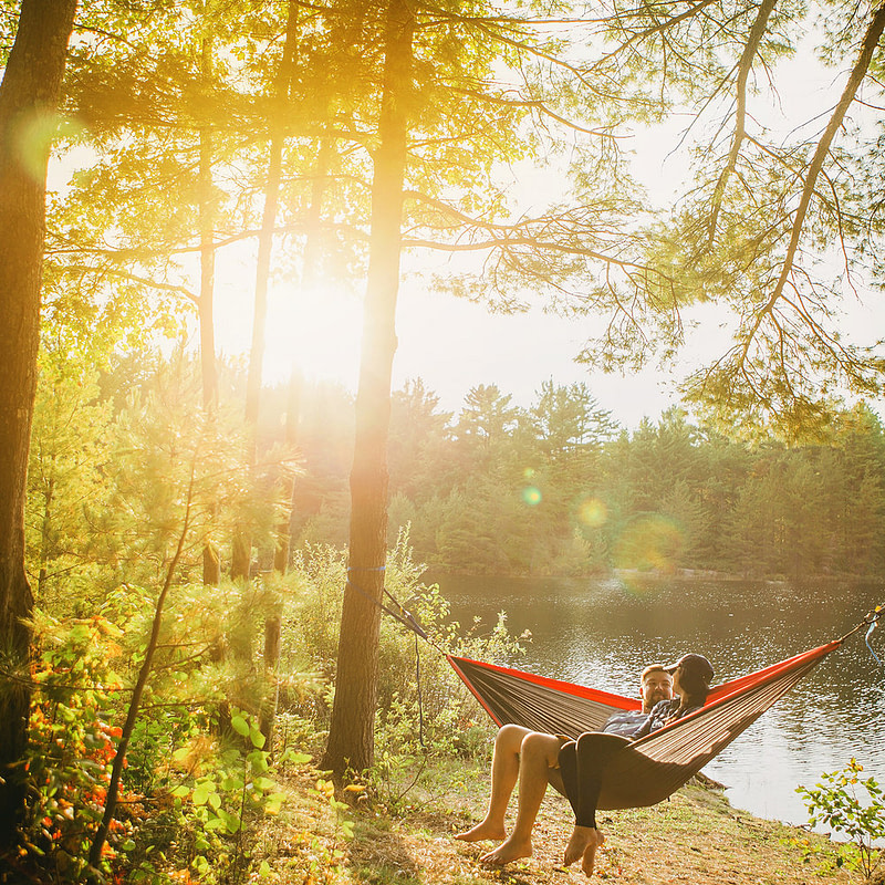 Young Couple Hammock Woods Midwestern Financial Fiduciary Advisors
