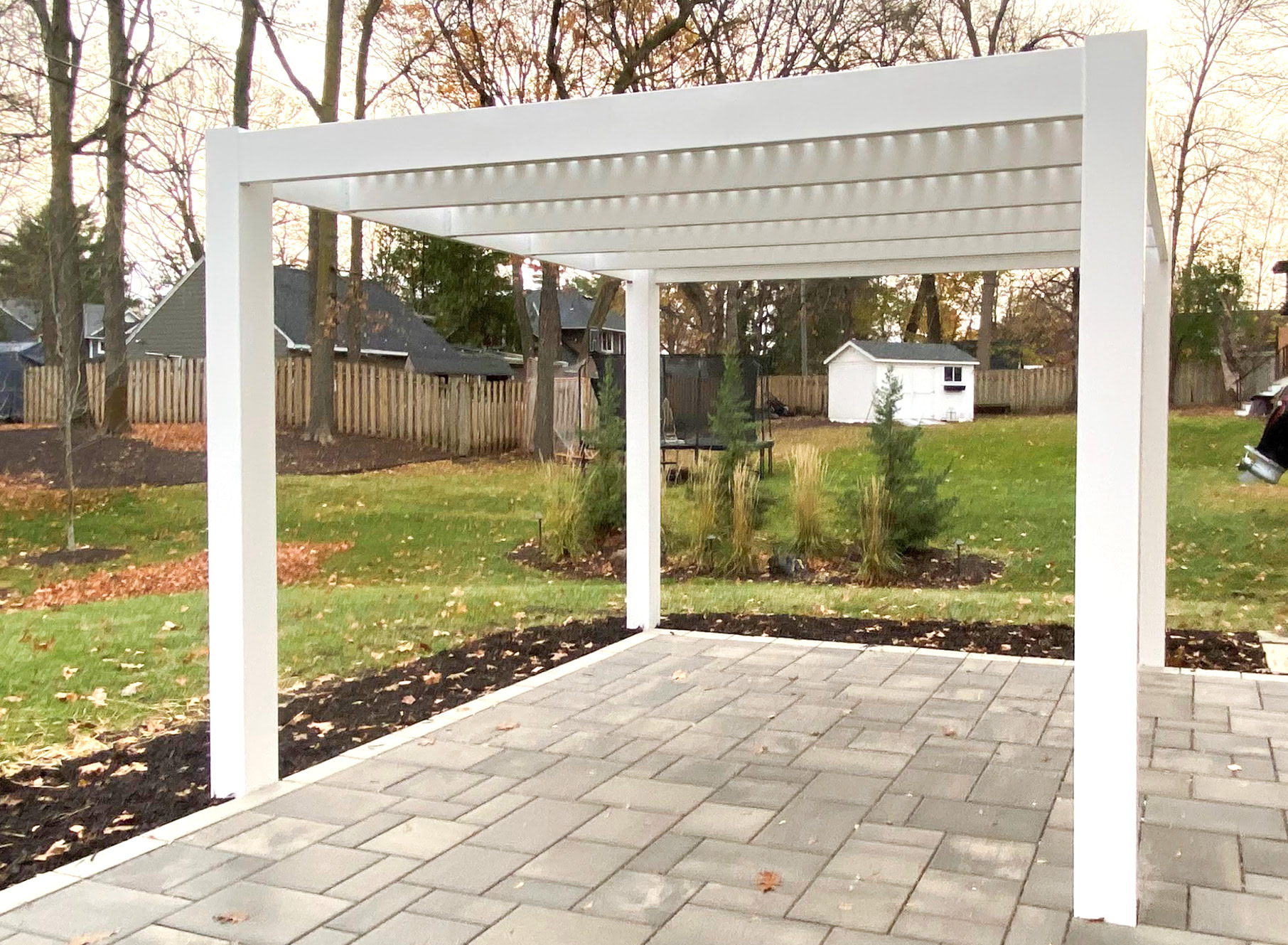 Stunning About This Pergola Kit Configuration image