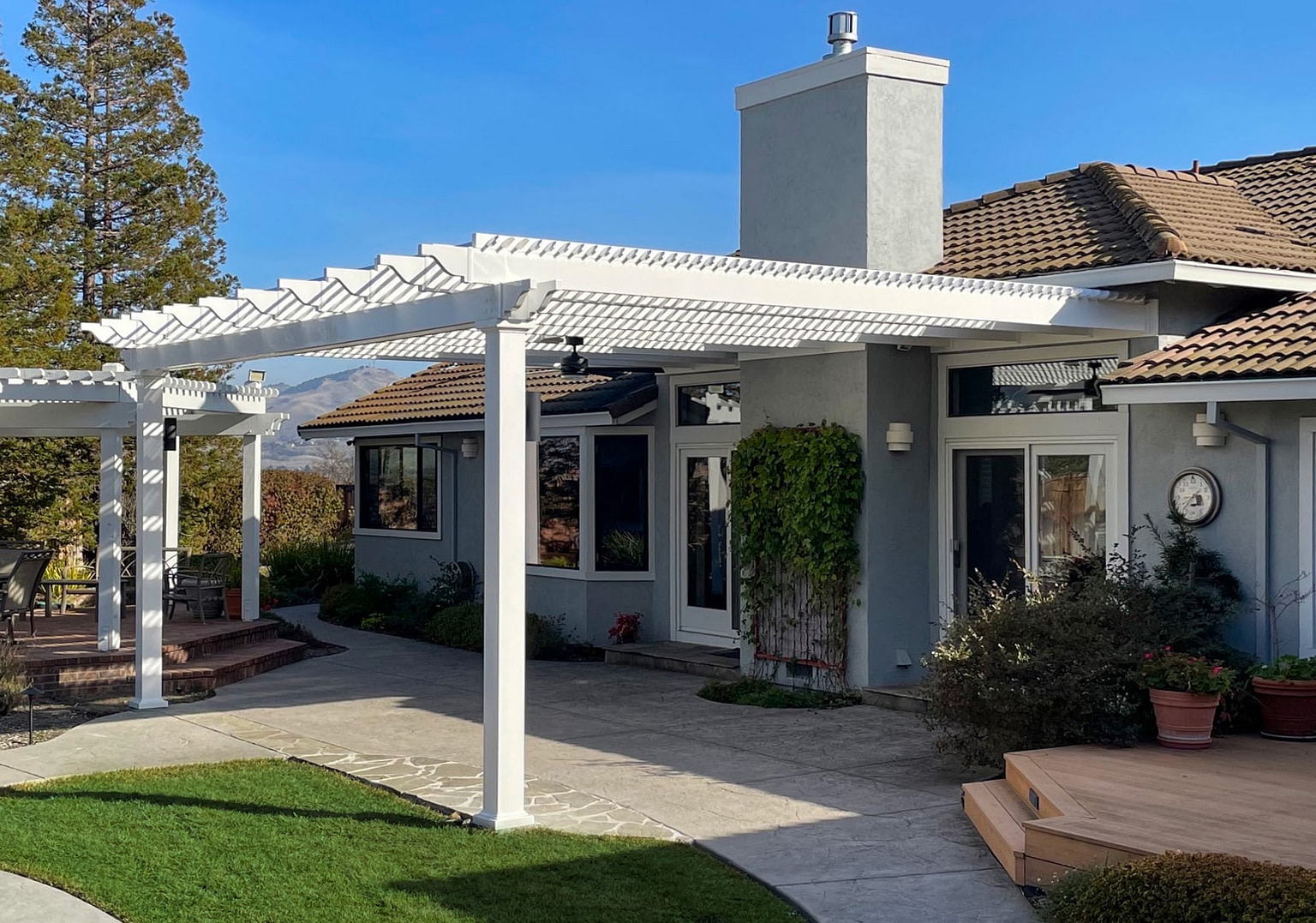 Pergola Kits Attached To House