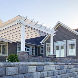 Traditional Attached20x20 pergola