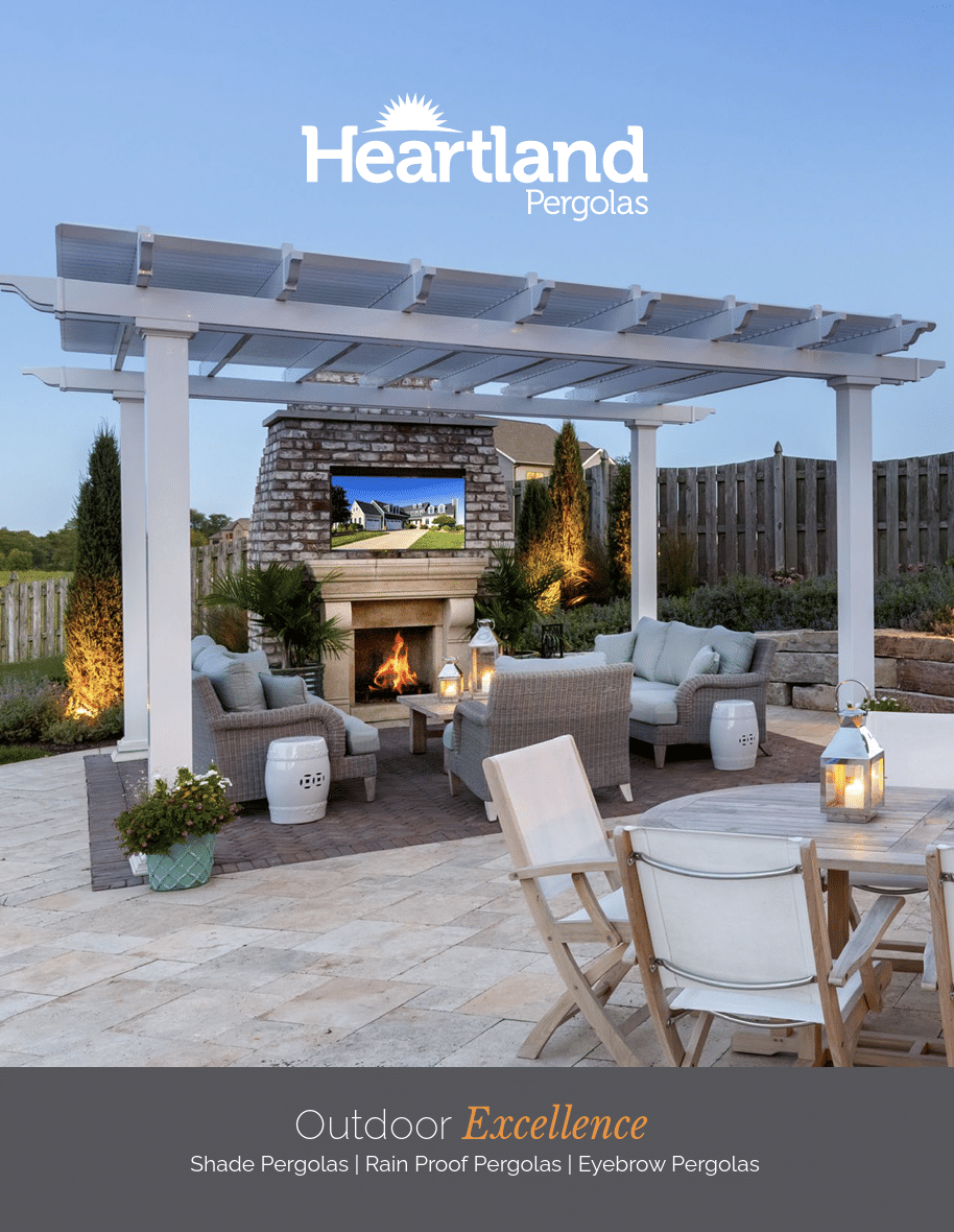 Pergola installation guide overview screenshot from Heartland Pergolas