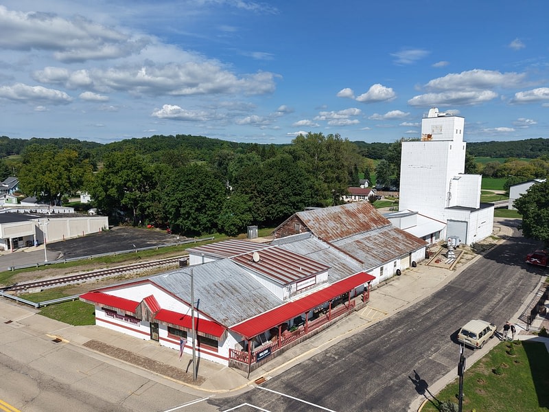 Co-Op, Mill, Granary, Warehouse, Storage, Store Front, Black Earth, Madison, Dane County, Wisconsin, For Sale.