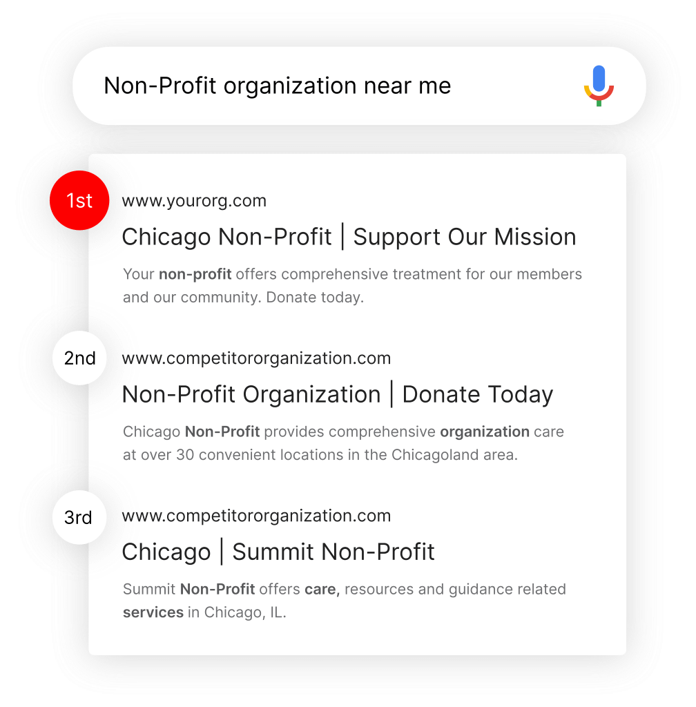 seo solution nonprofit