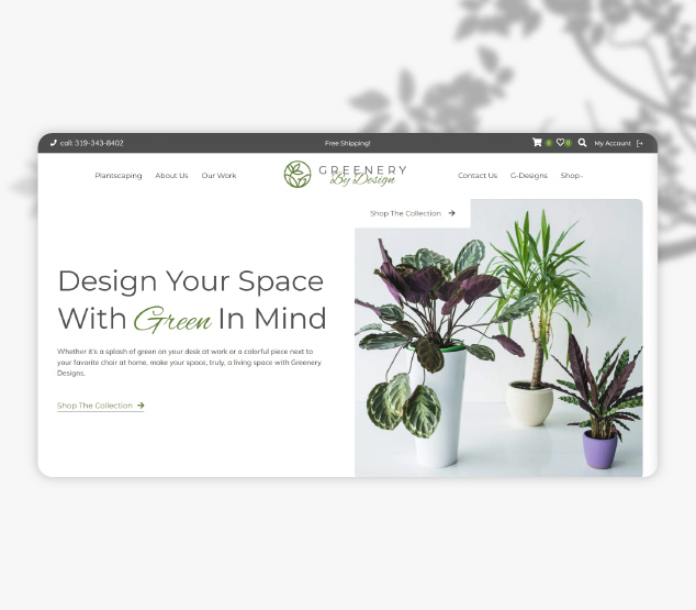 Greenery WebDesign 01