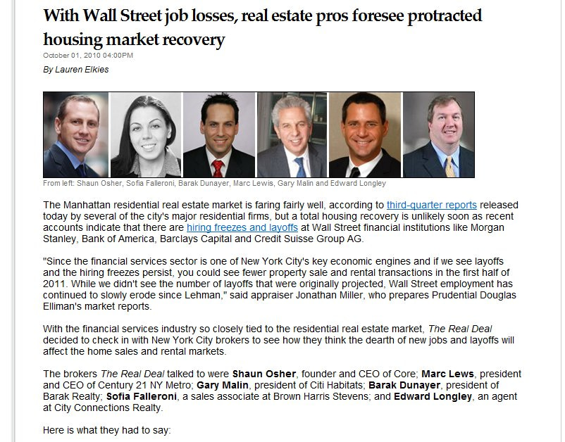 With Wall Street 