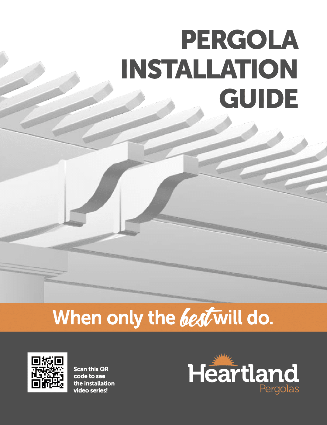 Traditional Pergola Installation Manual