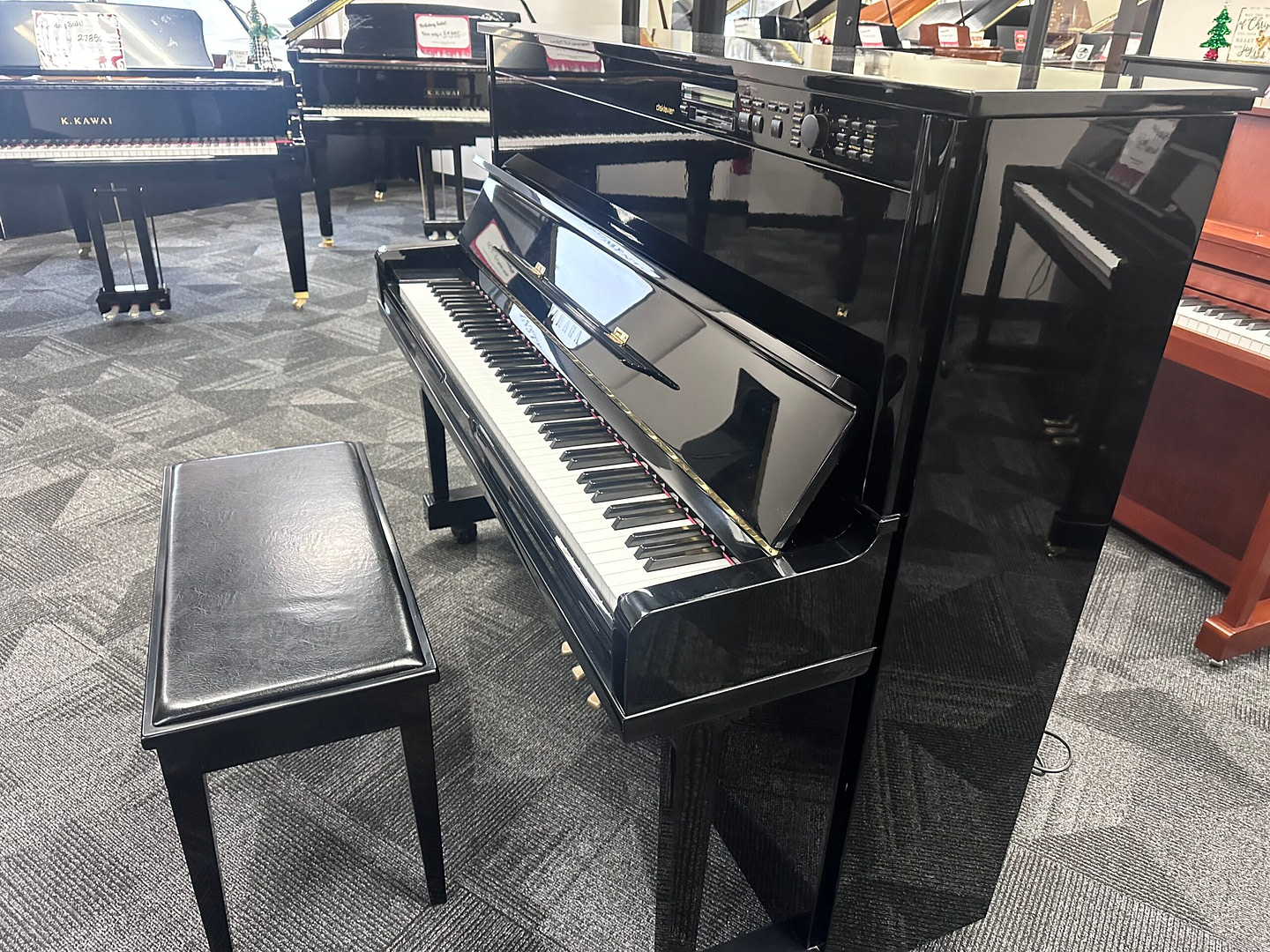 Yamaha MX100 II Disklavier Upright | Brock Family Music