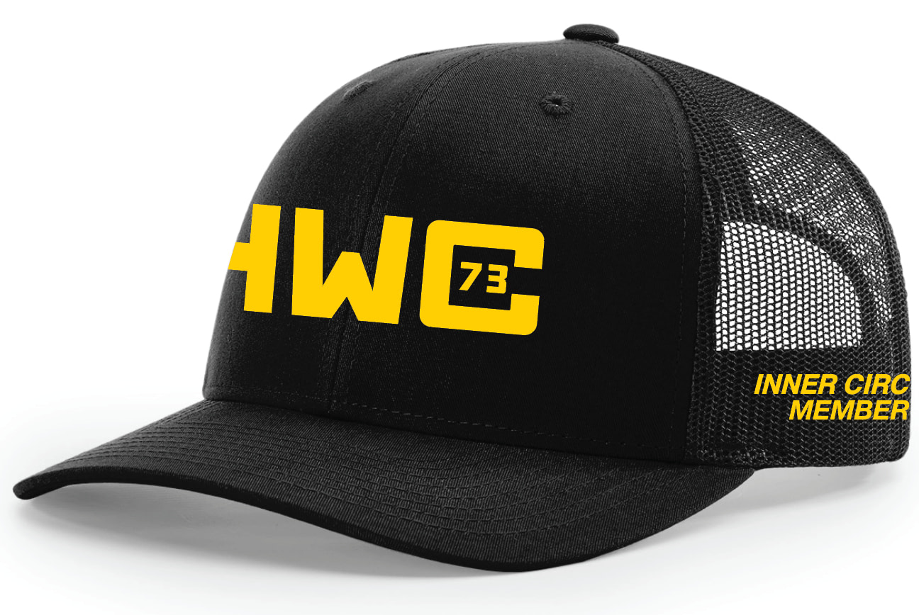 BLK / GLD - Trucker Hat