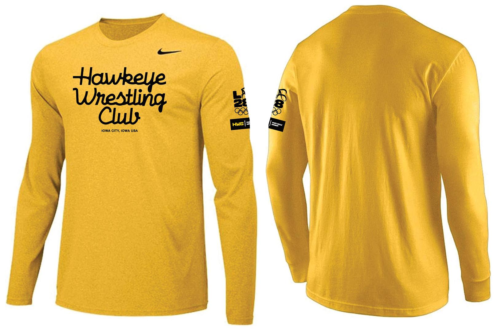 Hawkeye Wrestling Club Nike Long Sleeve