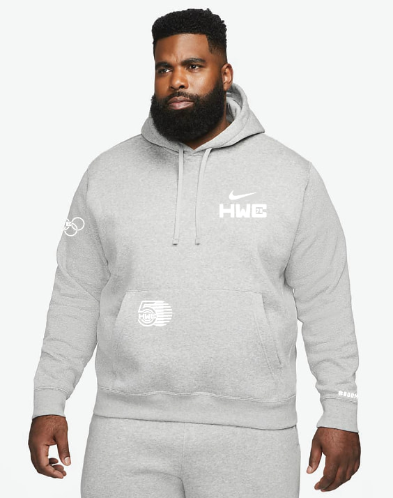 Grey - NIKE Club Fleece Hoodie