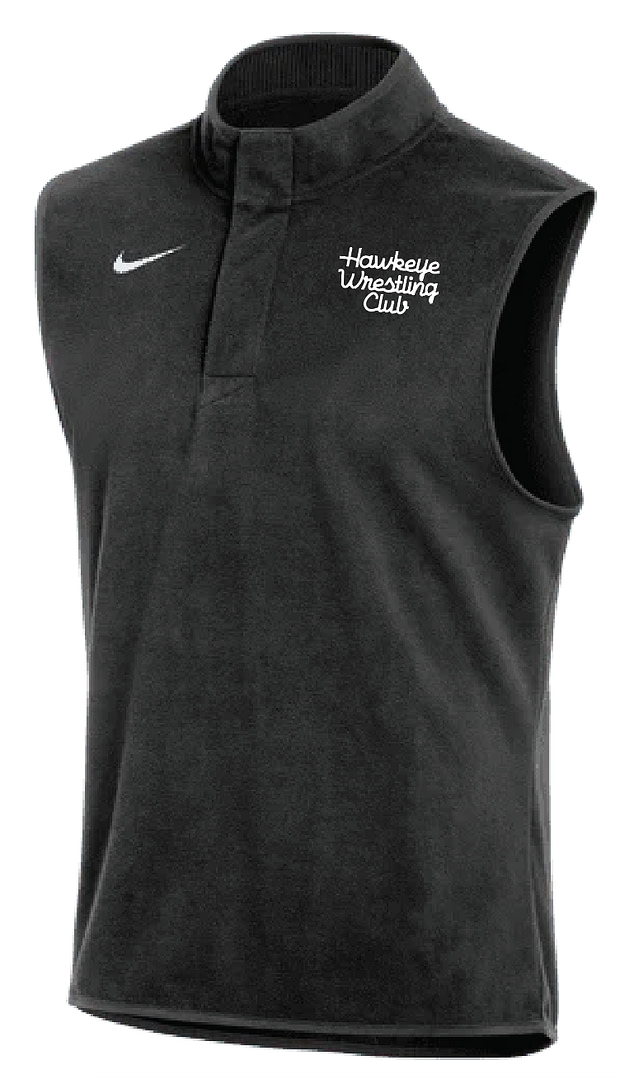 HWC Nike Black Fleece Vest ½ Zip - Image 2