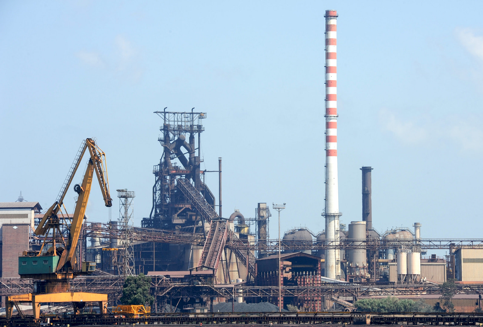 the commercial port of piombino