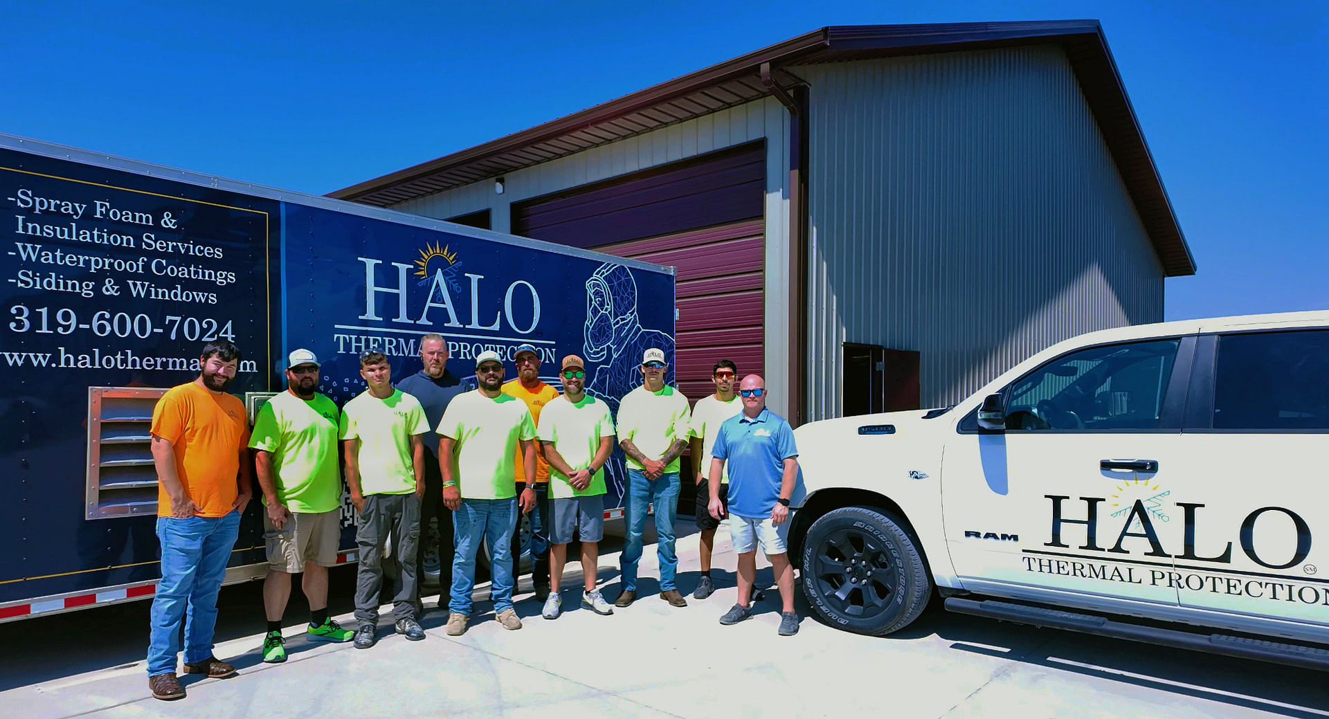 complete building envelope solutions — including insulation, windows & doors, siding, waterproofing & coatings, and energy audits.