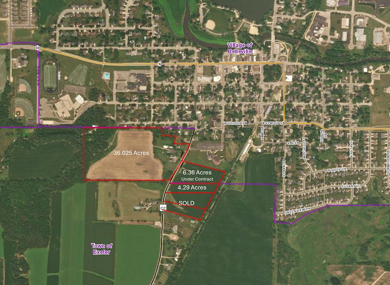 Land, Residential, Development, Highway, Belleville, Green County, Dane County, Wisconsin