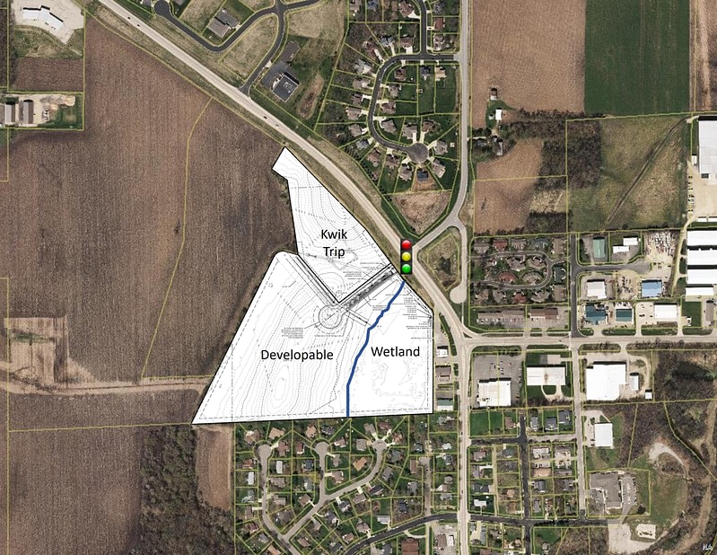 Commercial, Land, Highway 12/18, Cambridge, Madison, Wisconsin, Dane County, Kwik Trip