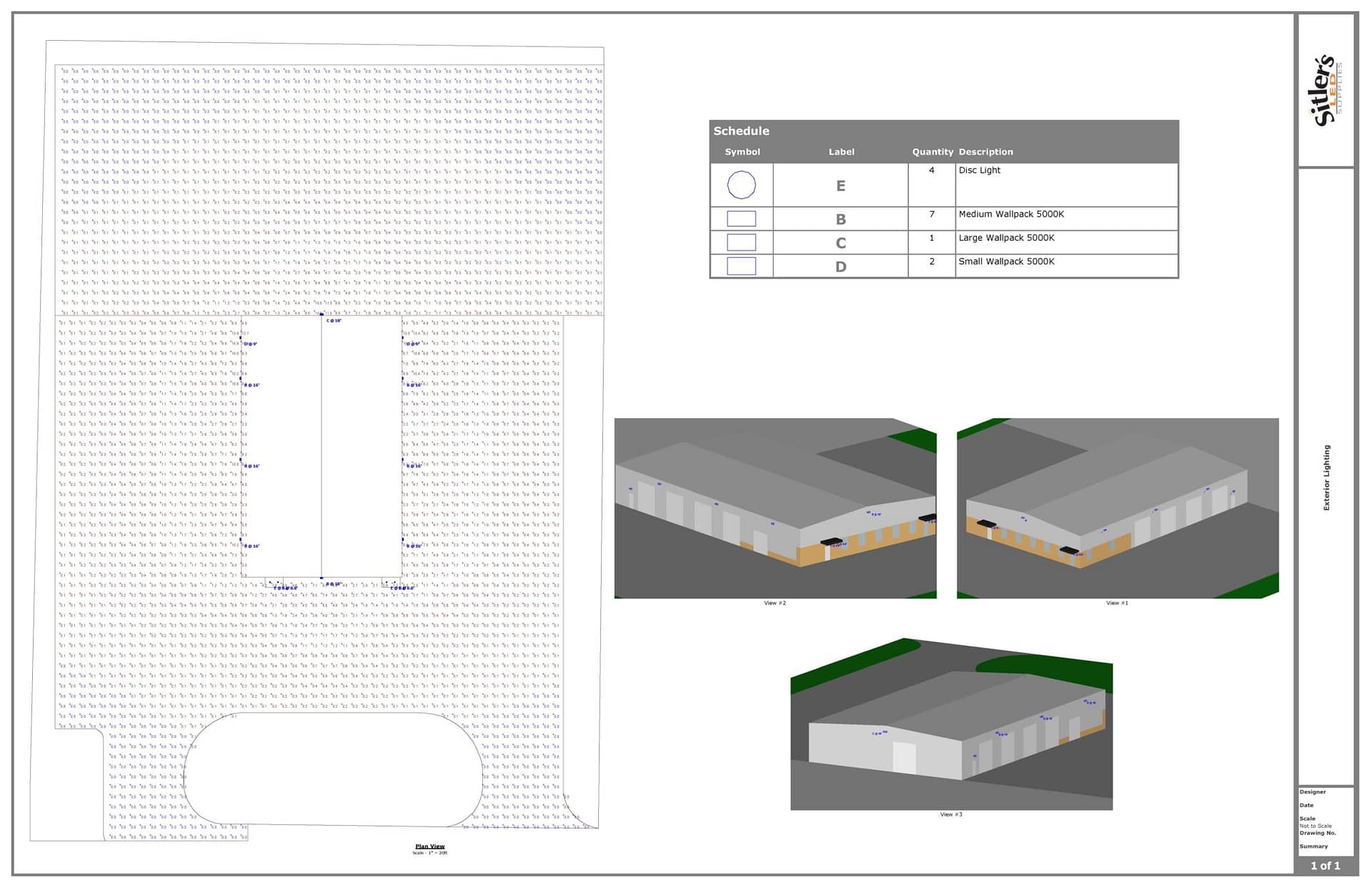 Lighting Design Sitler's LED Supplies