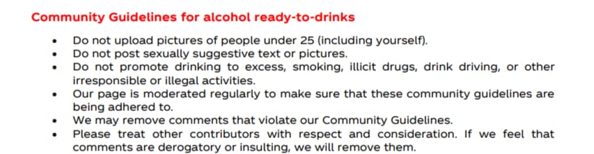 social media policy example