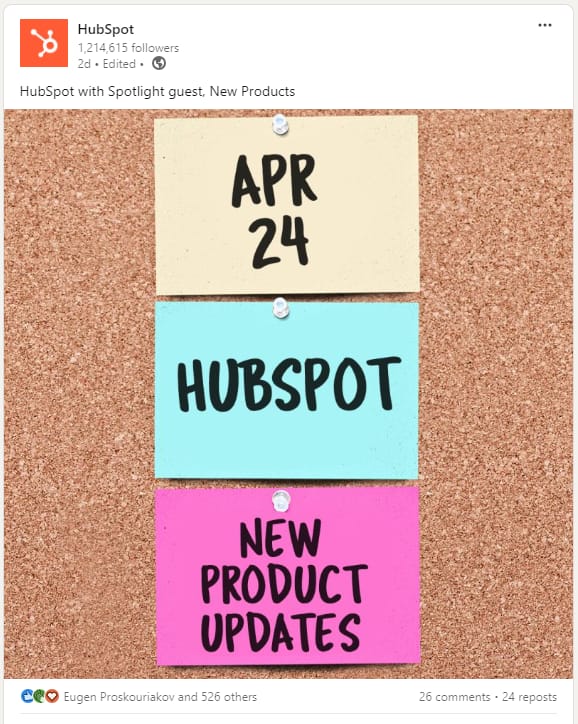 example of social media consistency - 1