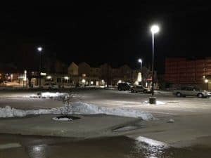 outdoor led lights in parking lot