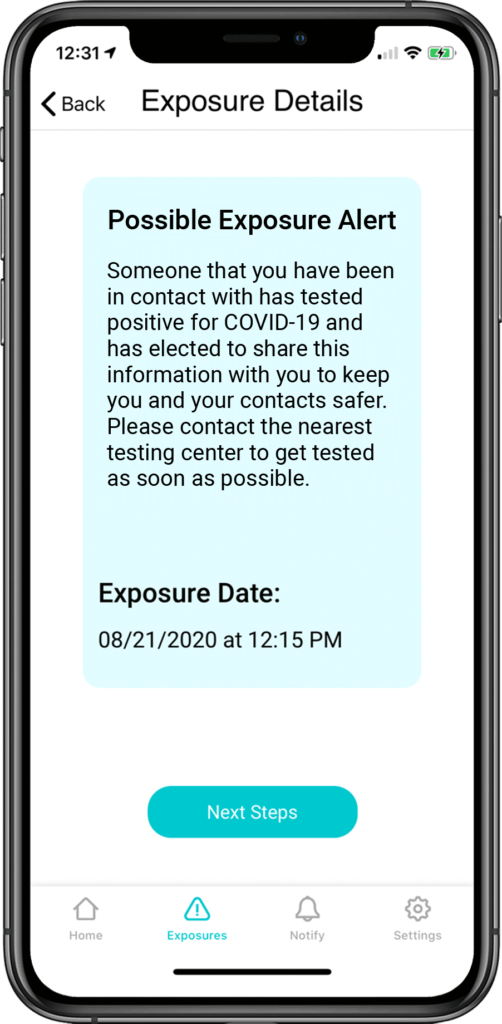 Exposure COVID Possible Exposure Alert (1)